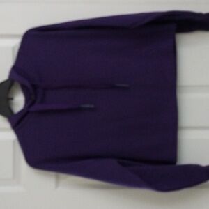 STRADIVARIUS purple cropped sweatshirt.  Size large.